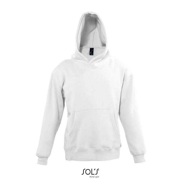 Sweat à capuche publicitaire pour enfant coton 280g SLAM KIDS Blanc 1